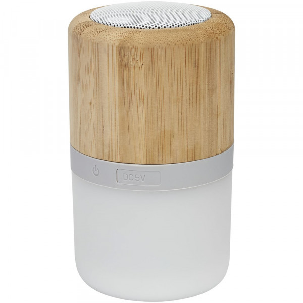 Aurea Bluetooth® Lautsprecher aus Bambus mit Licht