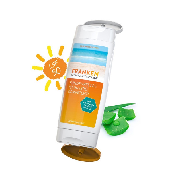DuoPack Sonnenmilch LSF 50 (sens.) + After Sun Lotion (2x50 ml), BL